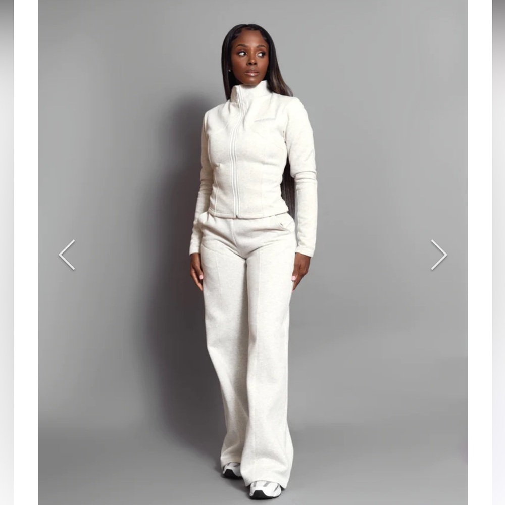 IRREGULAR EXPOSURE SWEATSUIT